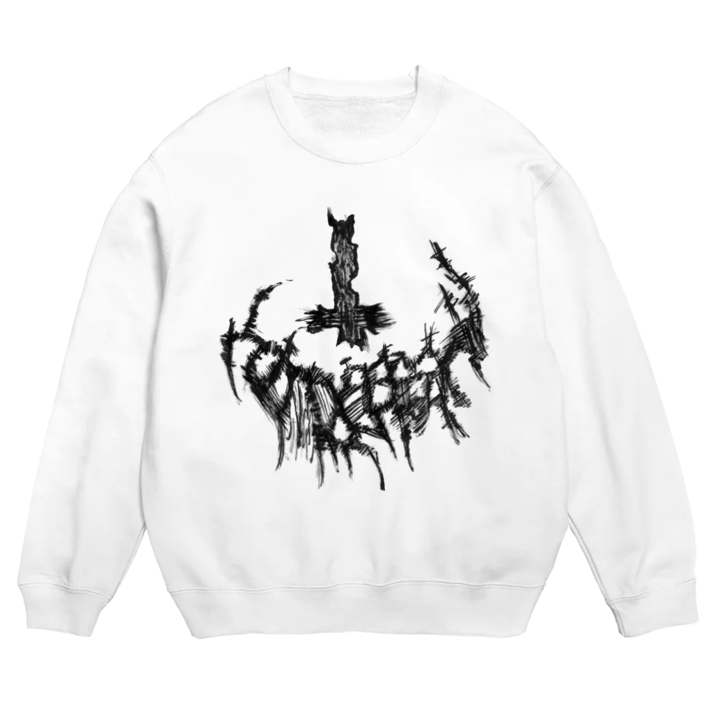 PARROTの退廃白 Crew Neck Sweatshirt