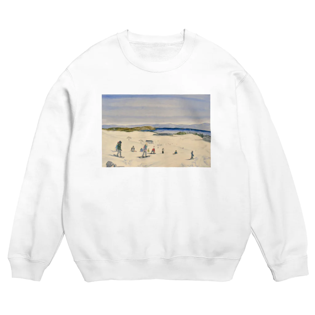 金木犀のウィンタースポーツ Crew Neck Sweatshirt