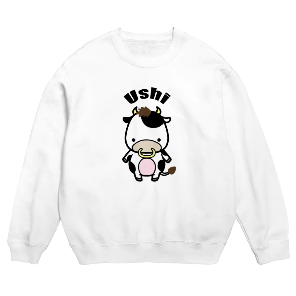 ラクガキメイトのウシ君　改 Crew Neck Sweatshirt