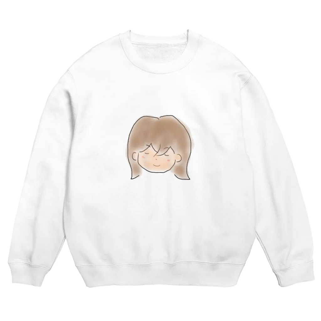 ゆったりショップのほほ笑み Crew Neck Sweatshirt