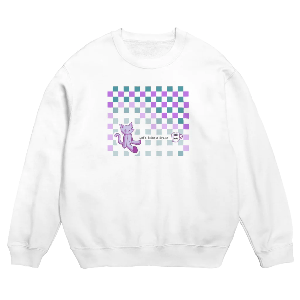 SU-KUの一休みしませんか？ Crew Neck Sweatshirt