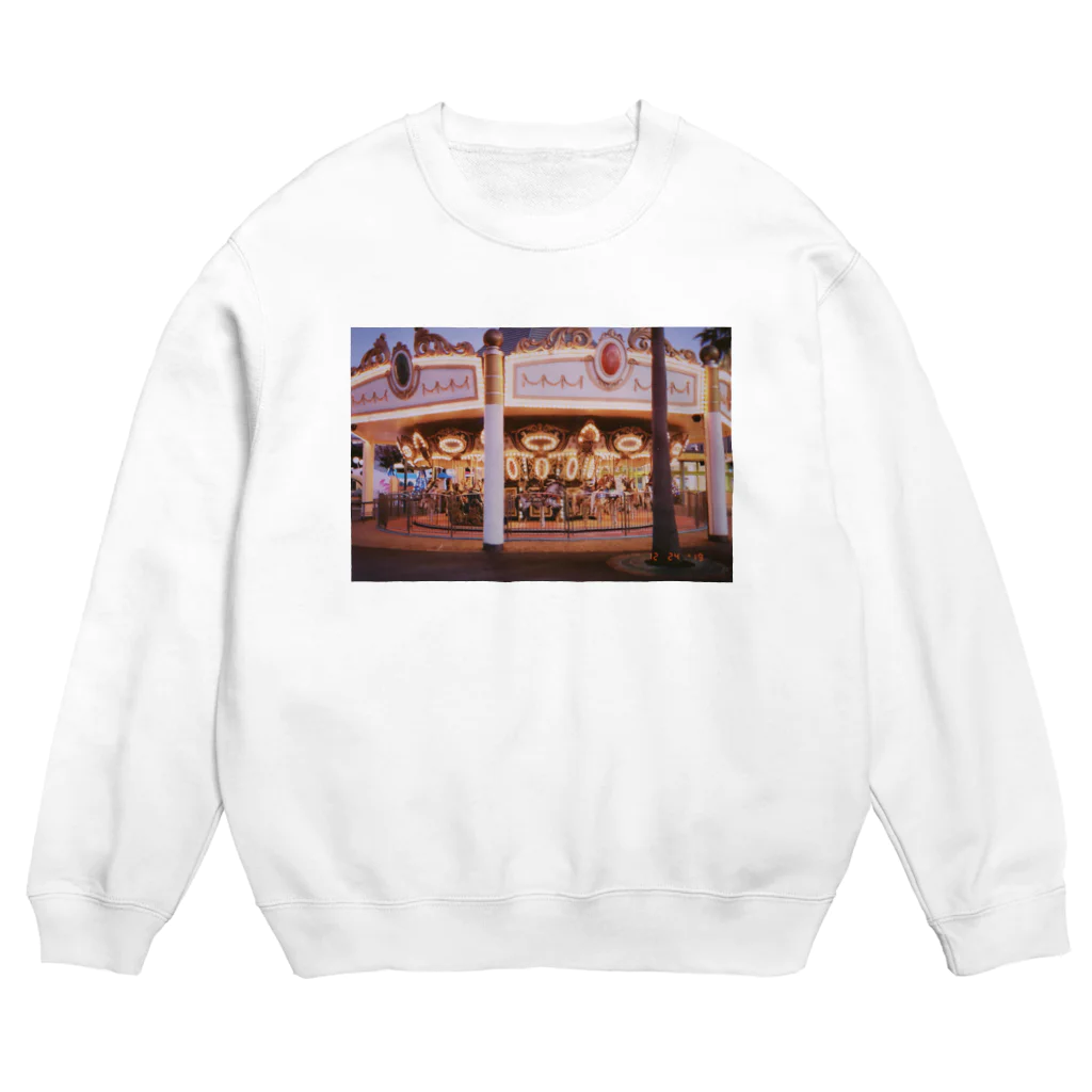 apaceの閉園時刻のメリーゴーランド Crew Neck Sweatshirt