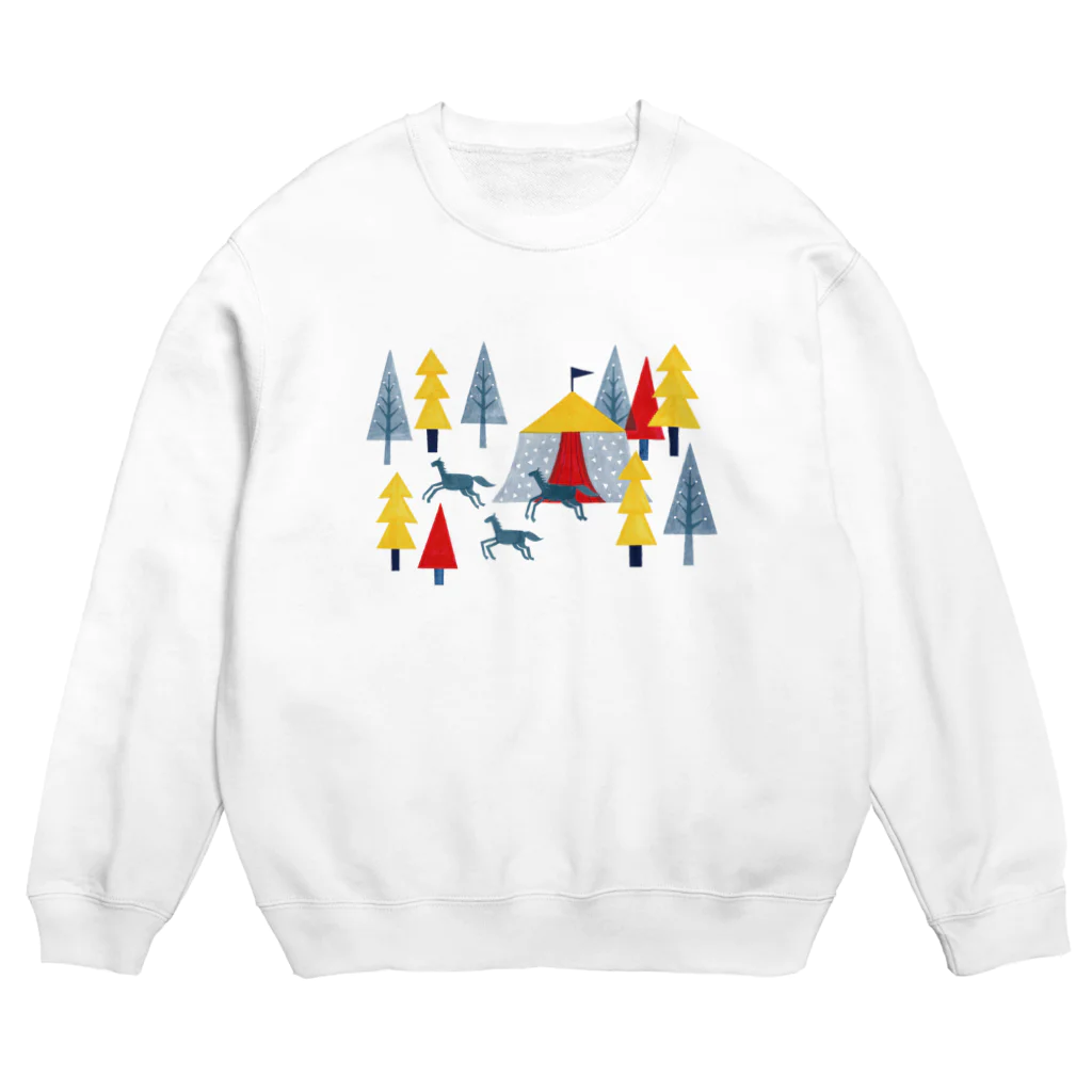 raindropのサーカスの森 Crew Neck Sweatshirt