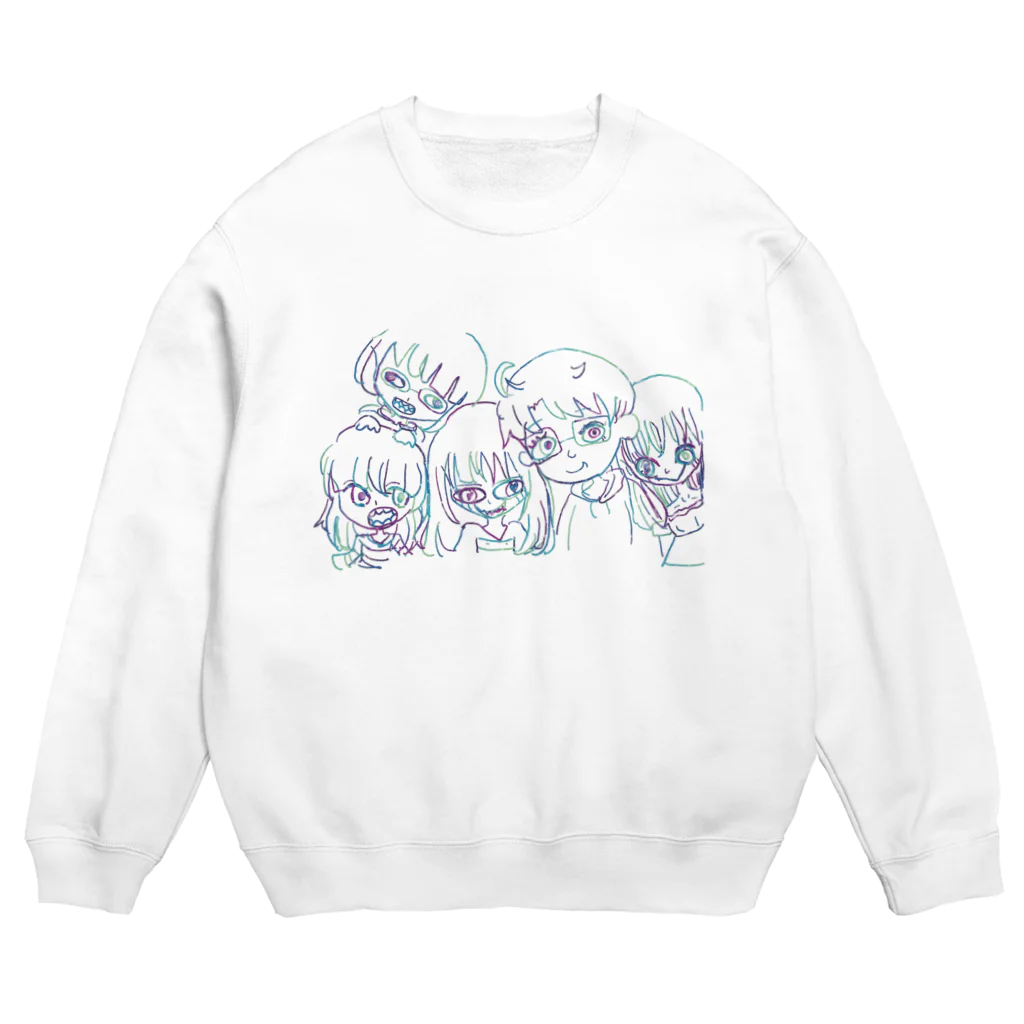 まおの岐阜民 Crew Neck Sweatshirt