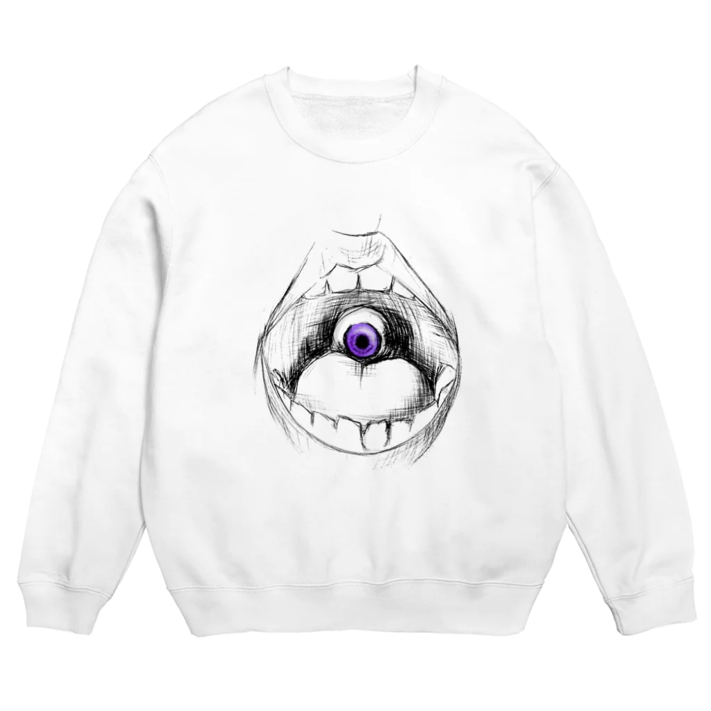 雪花来の口からこんにちは Crew Neck Sweatshirt