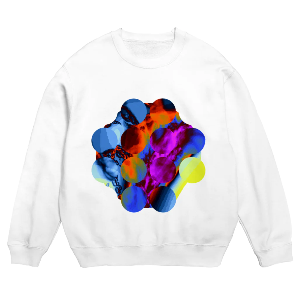 A day in asia　の#3 A day in Asia 20210304 RecursiveCompound DigitalMicroscope version Crew Neck Sweatshirt