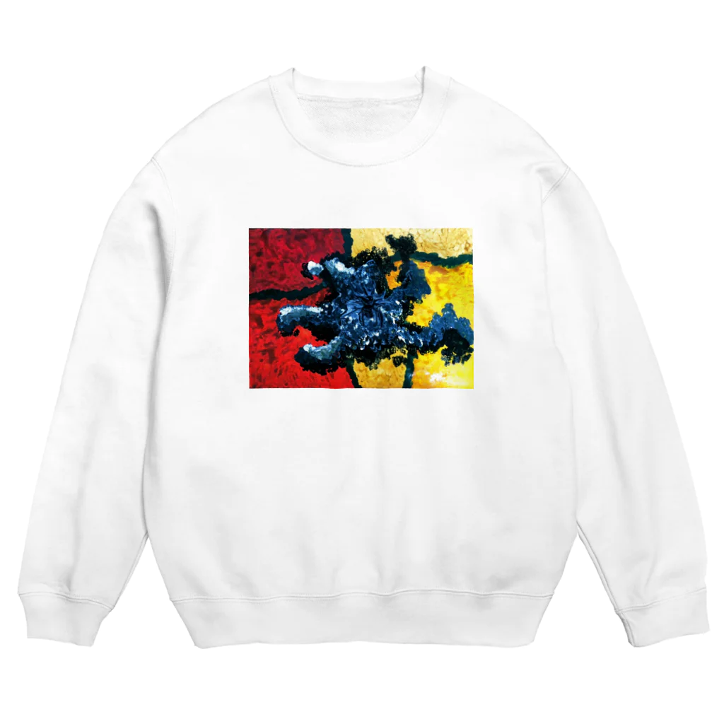 きりんのずっとついてくる Crew Neck Sweatshirt