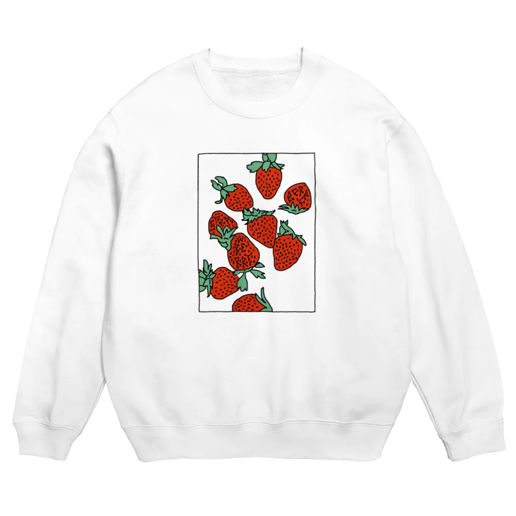 sakura_のSTRAWBERRY Crew Neck Sweatshirt