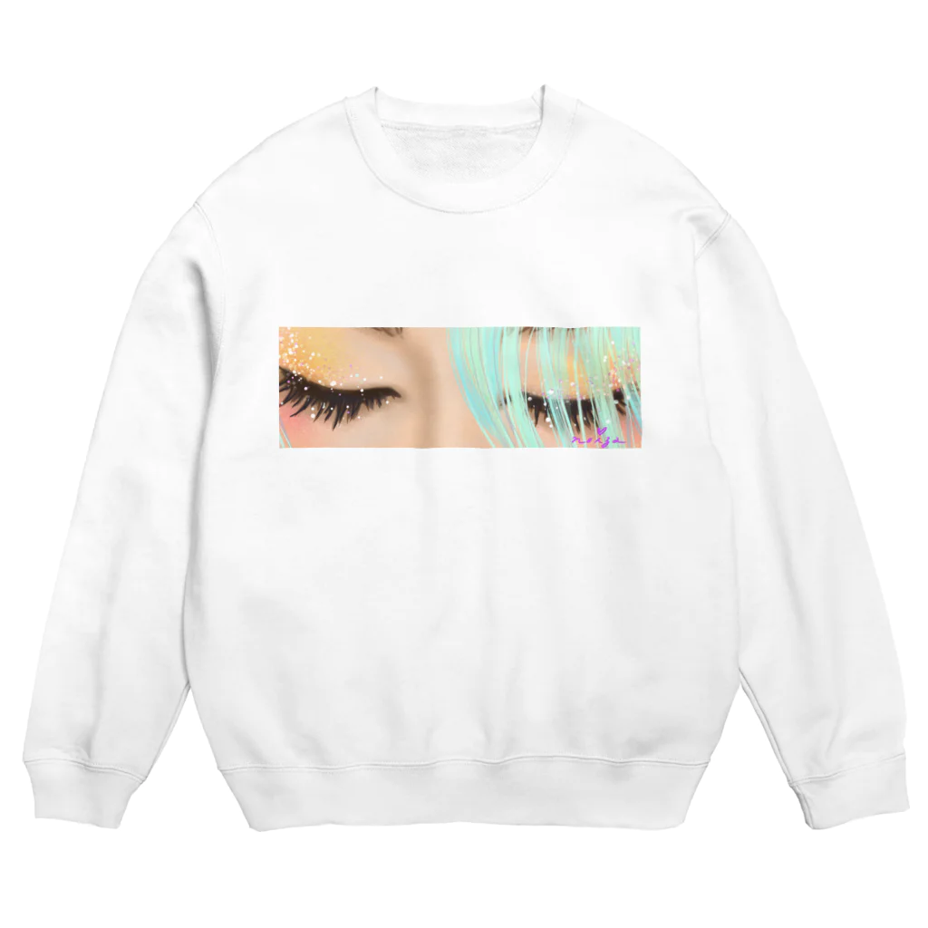 Ｍ✧Ｌｏｖｅｌｏ（エム・ラヴロ）の赤いくちびる💋（横） Crew Neck Sweatshirt