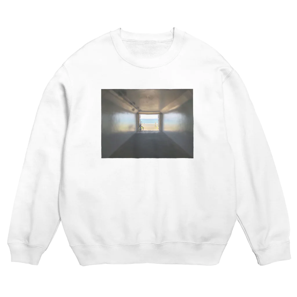 akane_art（茜音工房）の癒しの風景（海への入口） Crew Neck Sweatshirt