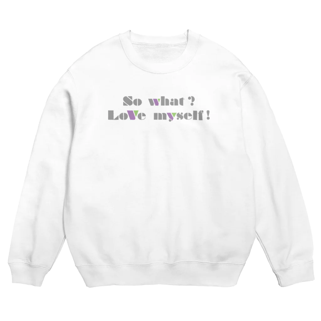 tety　BTSのso what? Crew Neck Sweatshirt