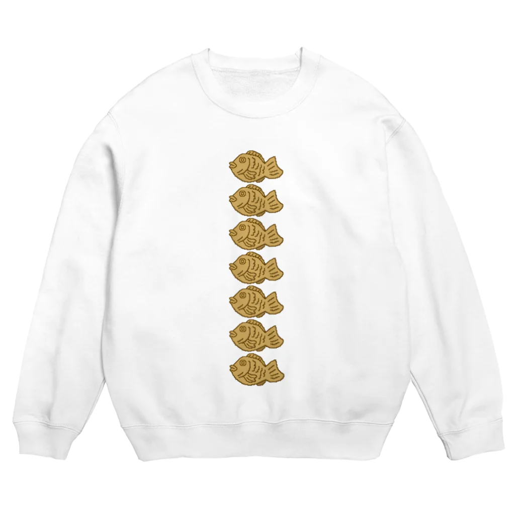 Siderunの館 B2のたい焼き縦型 Crew Neck Sweatshirt