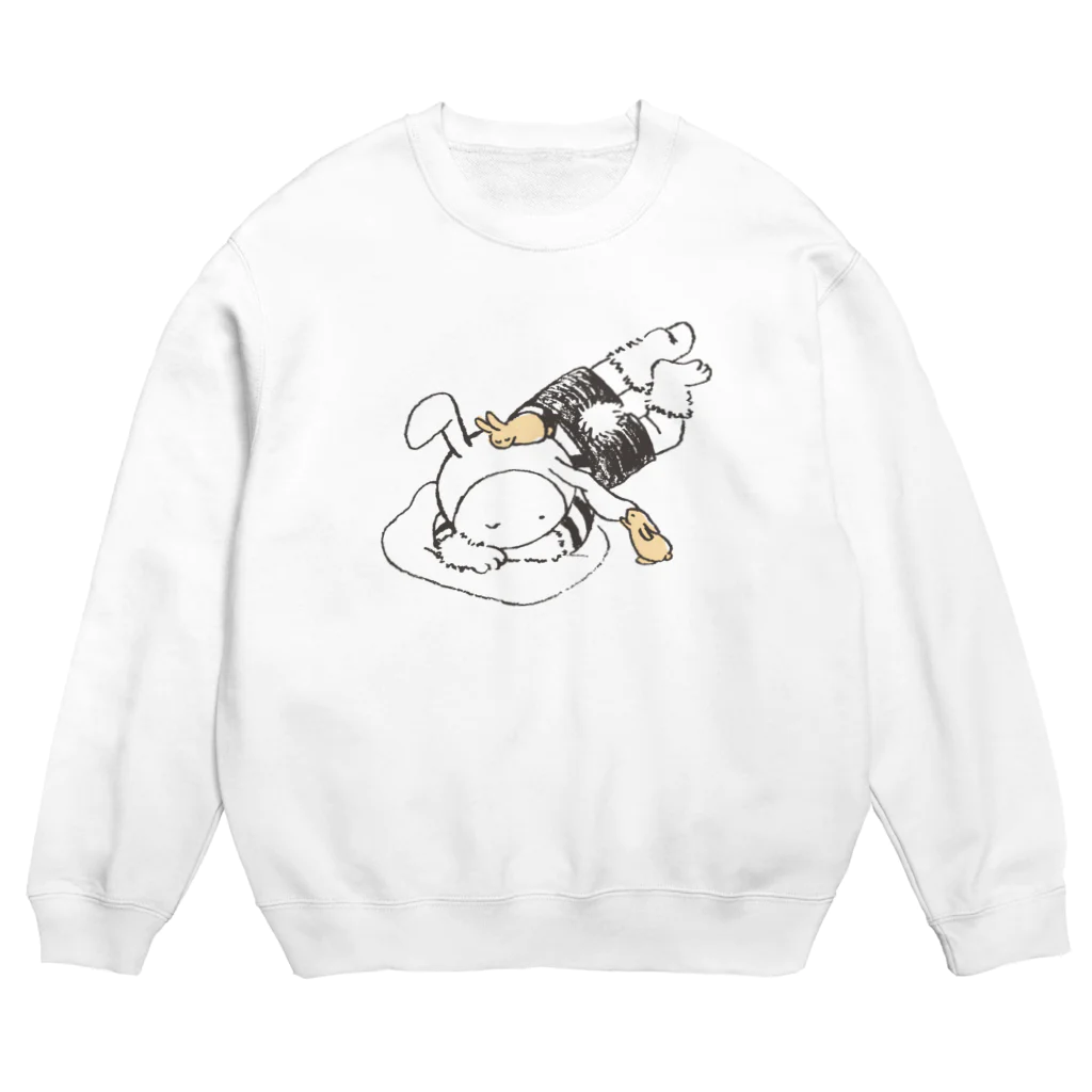 cage_a_oiseauxの眠いのに眠れない Crew Neck Sweatshirt