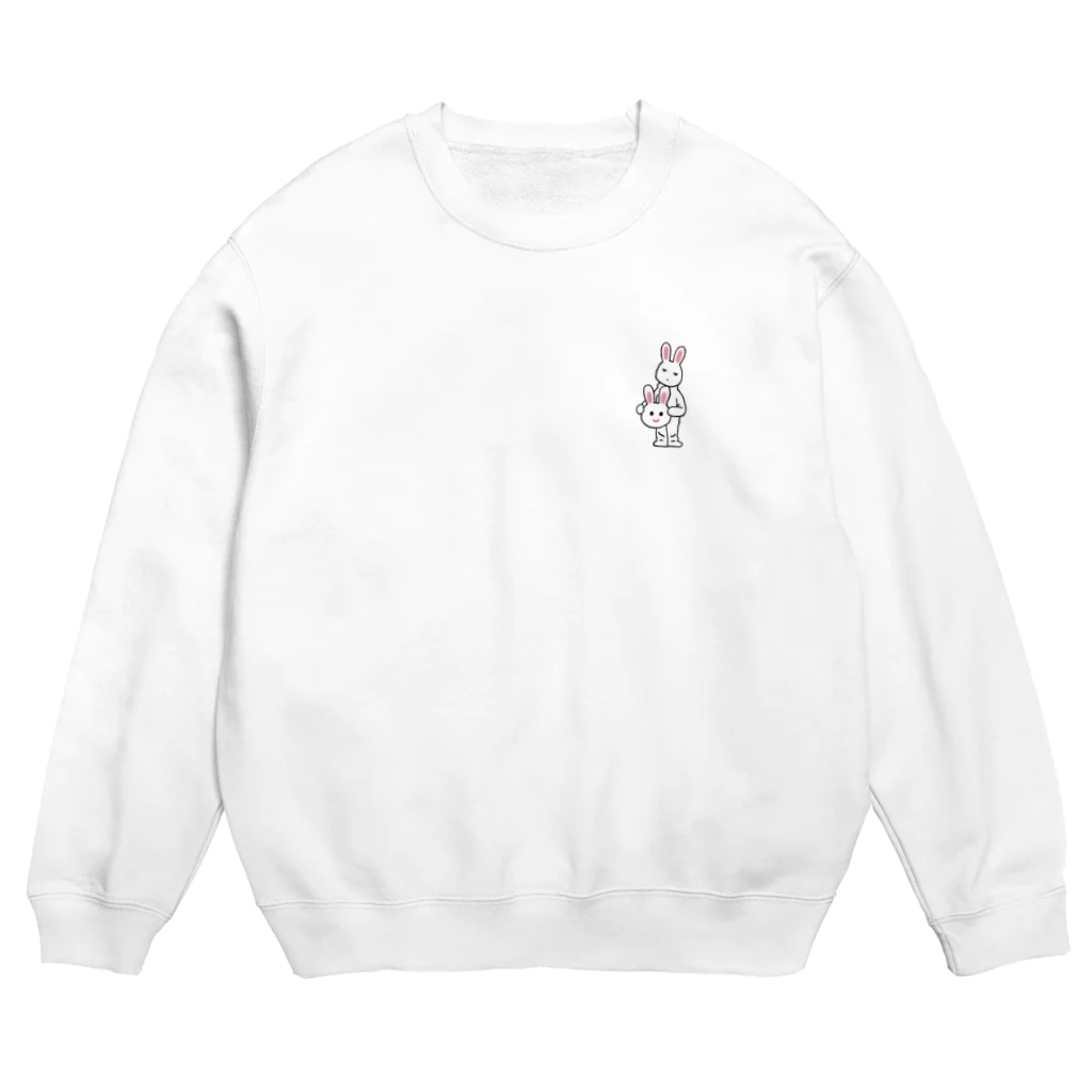 婚活中の元ホス狂の躁鬱なうさぎ Crew Neck Sweatshirt