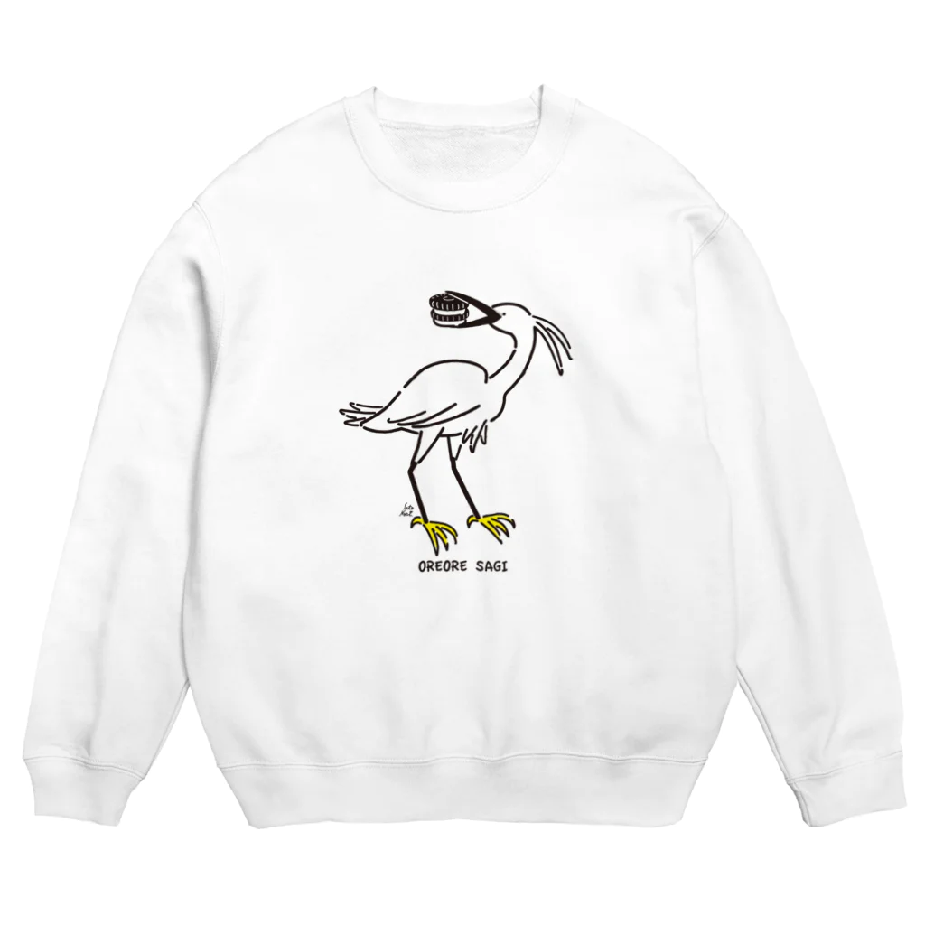 サトウノリコ*のオレオレサギ（いろ） Crew Neck Sweatshirt