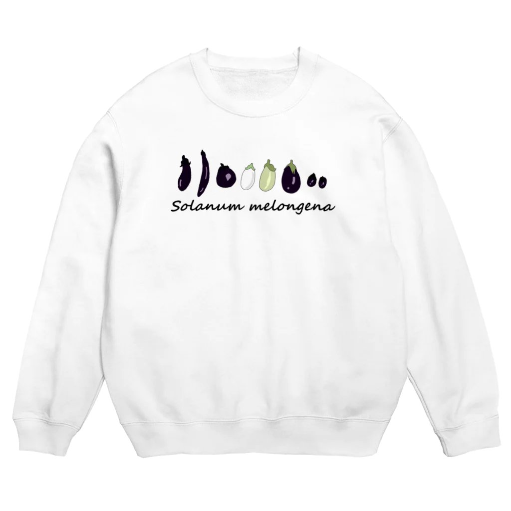 あぐりあーとのナス Crew Neck Sweatshirt