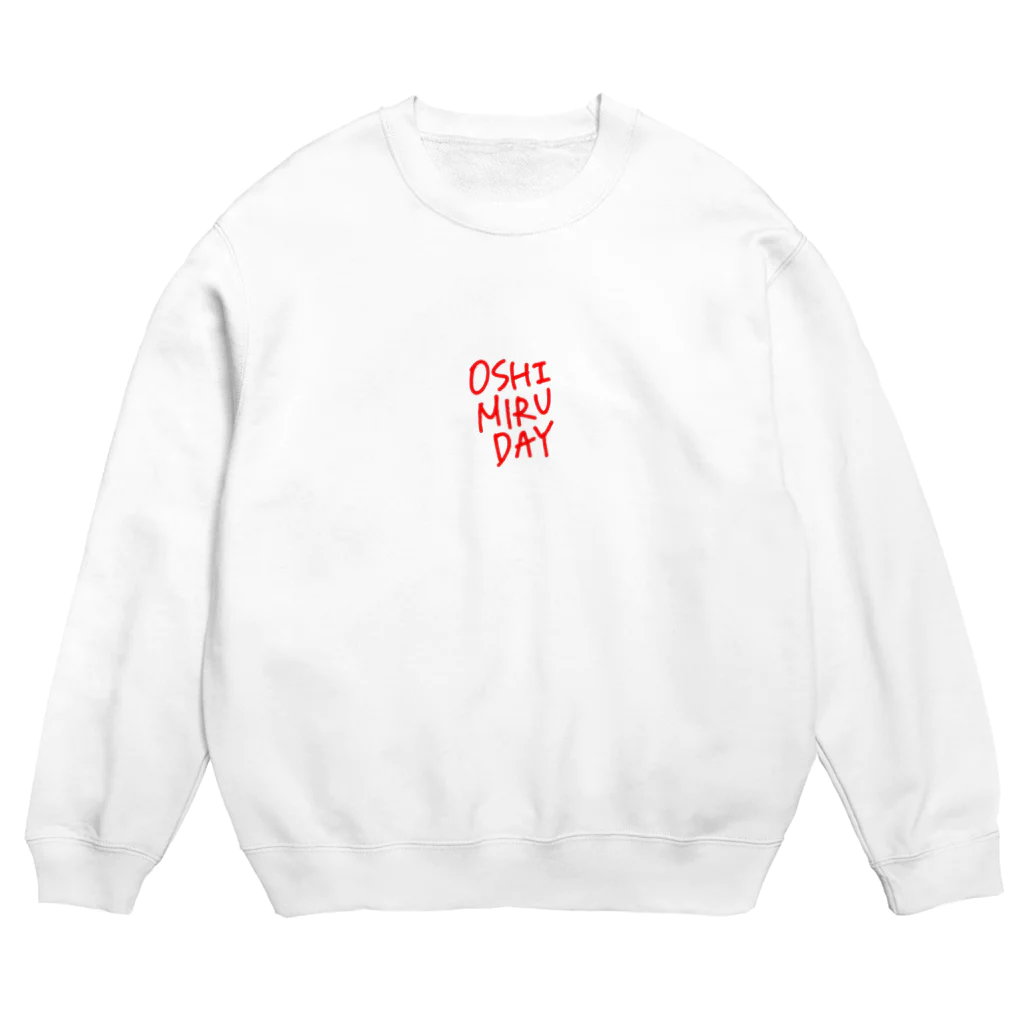 てえてえマーケット-*-尊尊市場-*-のOSHIMIRU DAY TOPS Crew Neck Sweatshirt