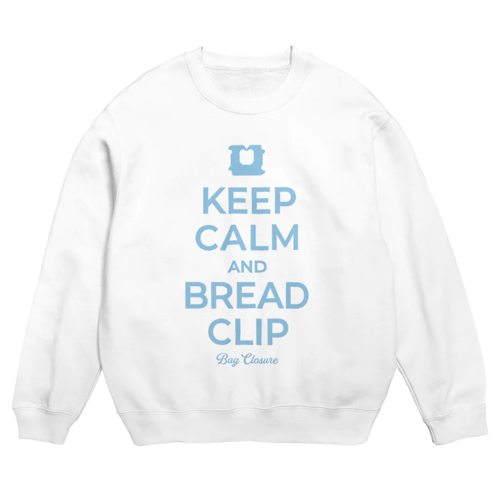 kg_shopのKEEP CALM AND BREAD CLIP [ライトブルー] スウェット