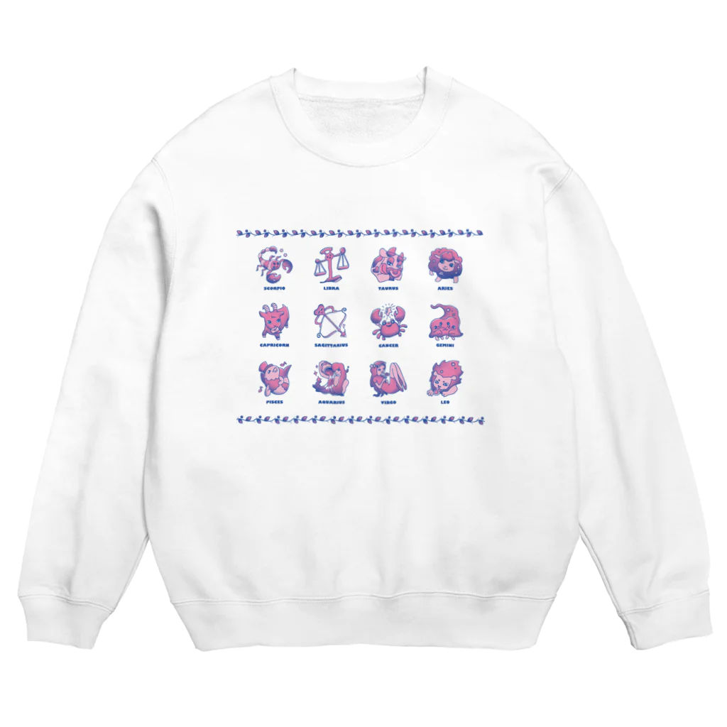 POYOの12星座たち Crew Neck Sweatshirt