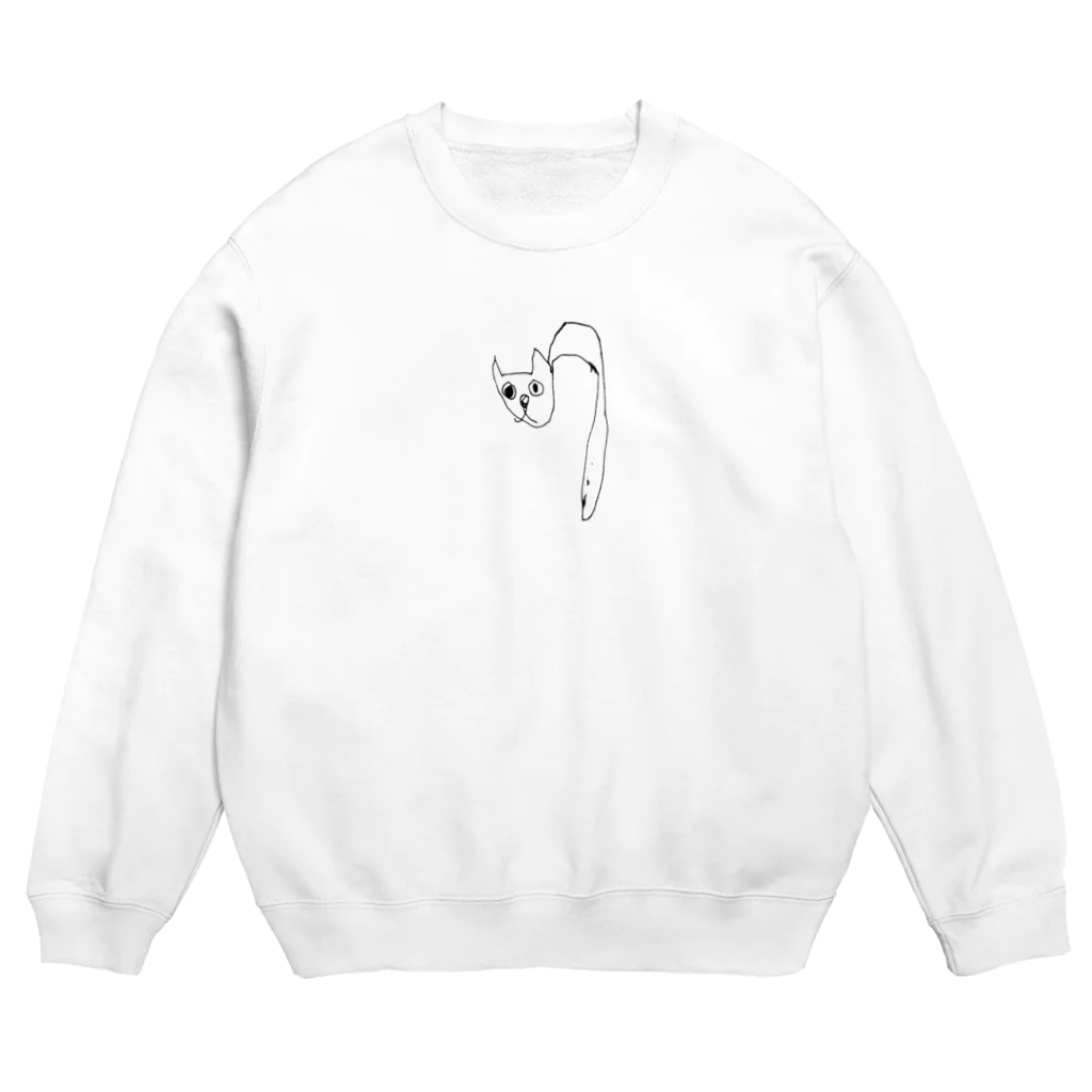 加藤亮太郎の亮太郎の猫 Crew Neck Sweatshirt