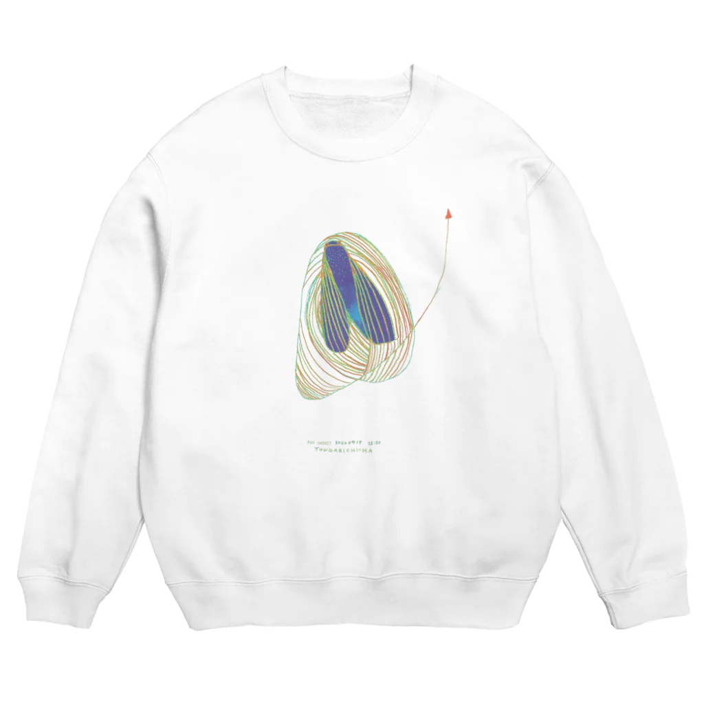 TONGARI STOREの宇宙の虫 Crew Neck Sweatshirt