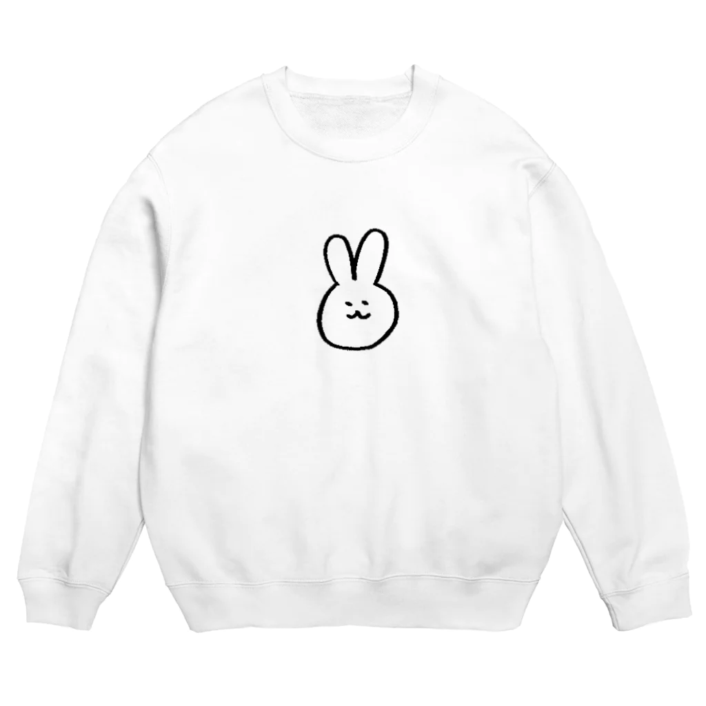 ウサギのウサちゃん Crew Neck Sweatshirt