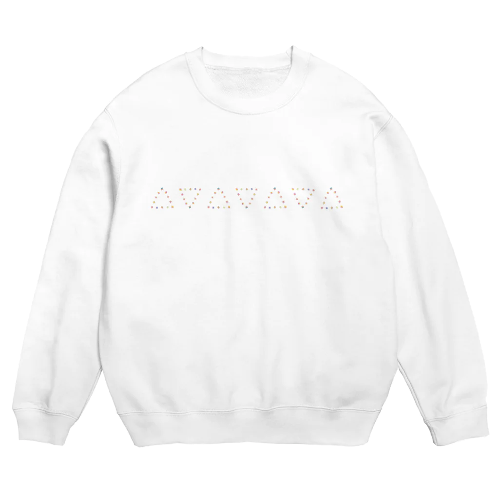 のんつ屋の三角×四角×七個 Crew Neck Sweatshirt