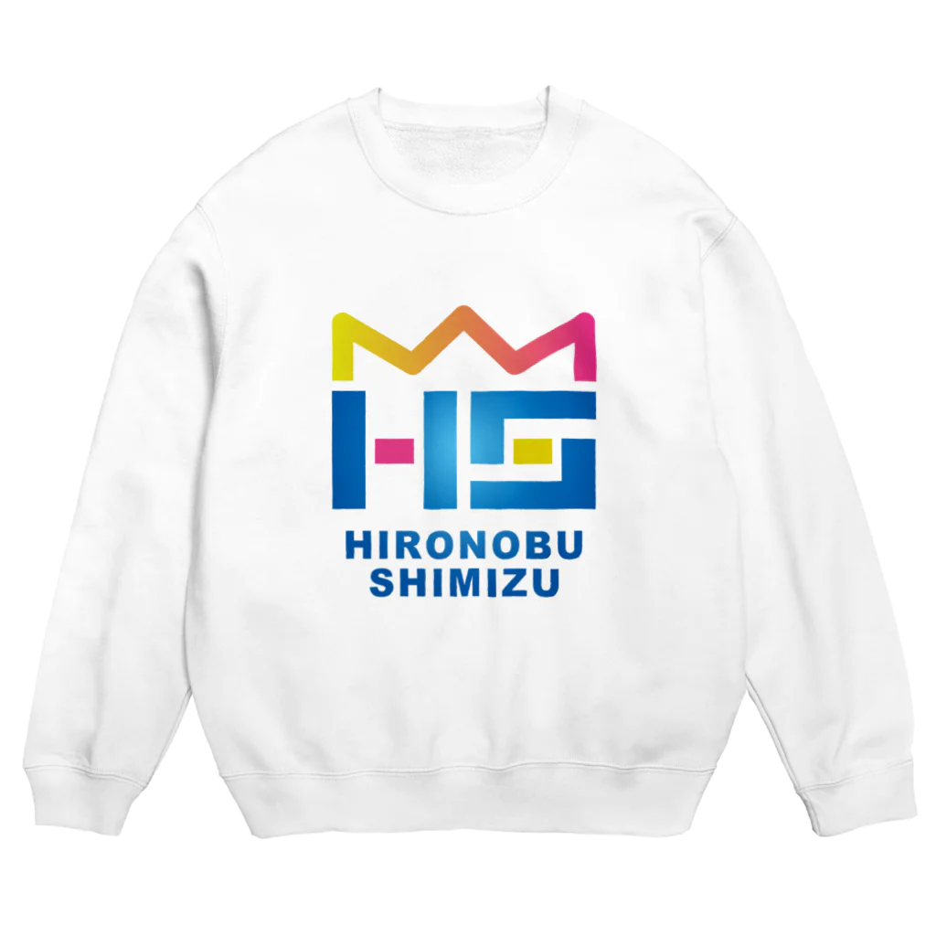 GRANDPRIX名古屋栄店の清水啓伸 SupportItems スウェットTYPEB ホワイト Crew Neck Sweatshirt