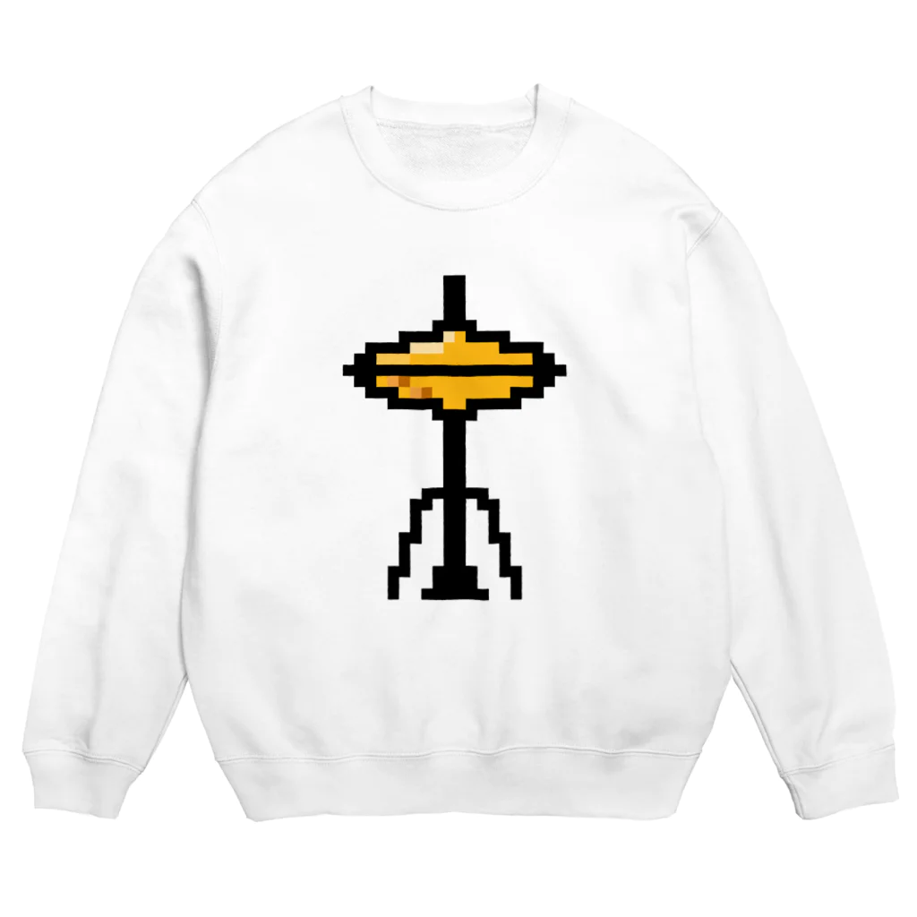 なまけもののドットのハイハット Crew Neck Sweatshirt