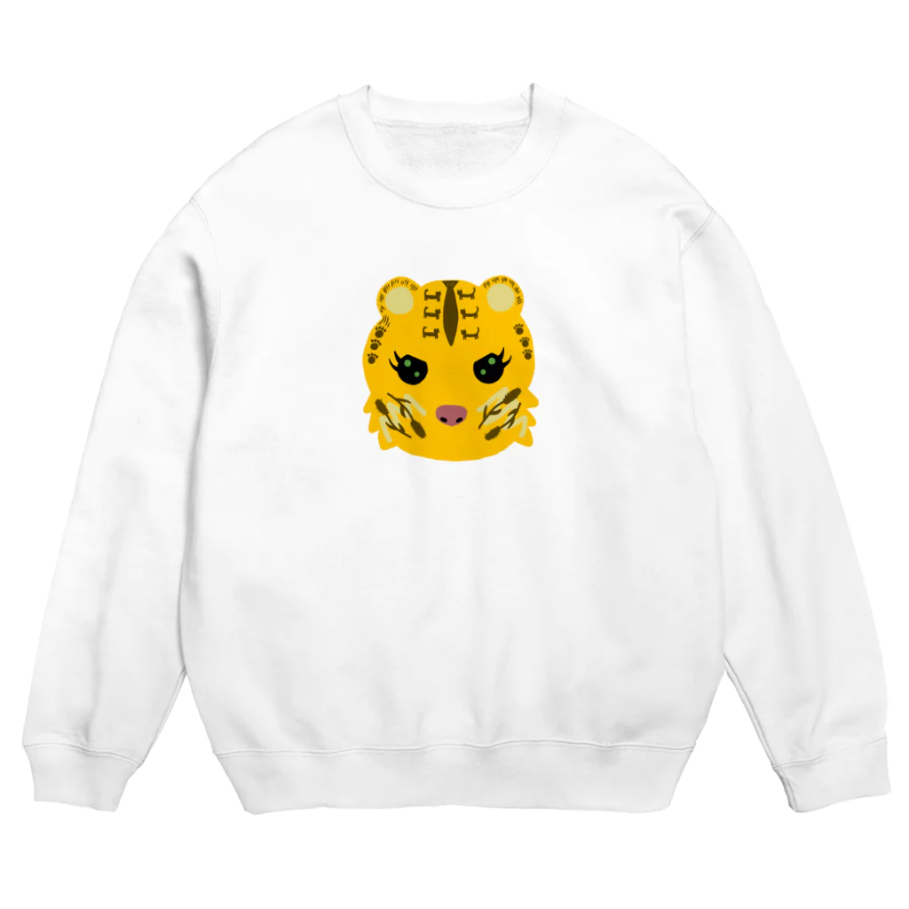 CHOSANAの猫柄の虎 Crew Neck Sweatshirt