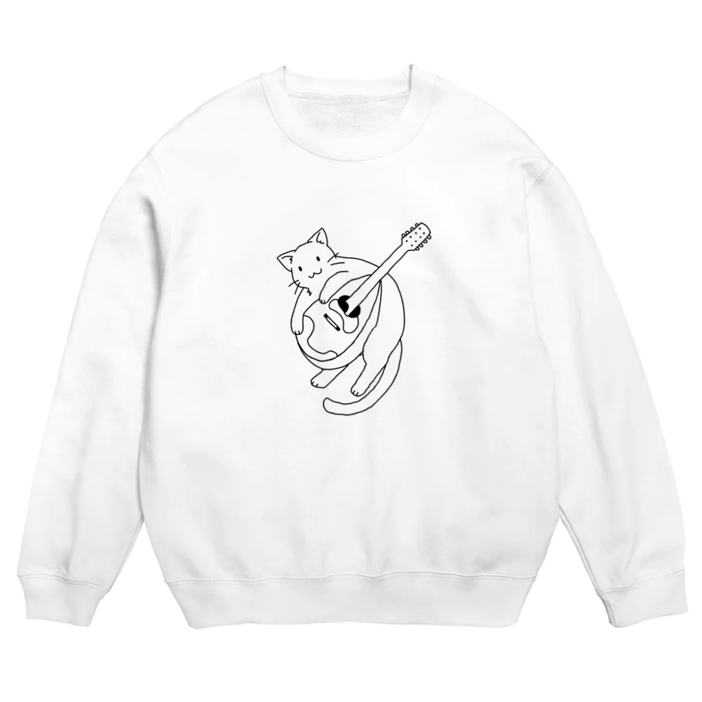 ふくはな工房のにゃんどりん Crew Neck Sweatshirt