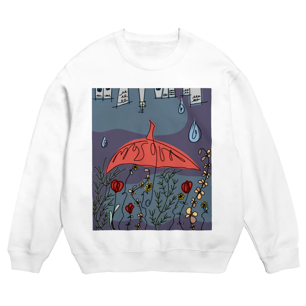 ffguujvgyyの【noix】夜の雨 Crew Neck Sweatshirt