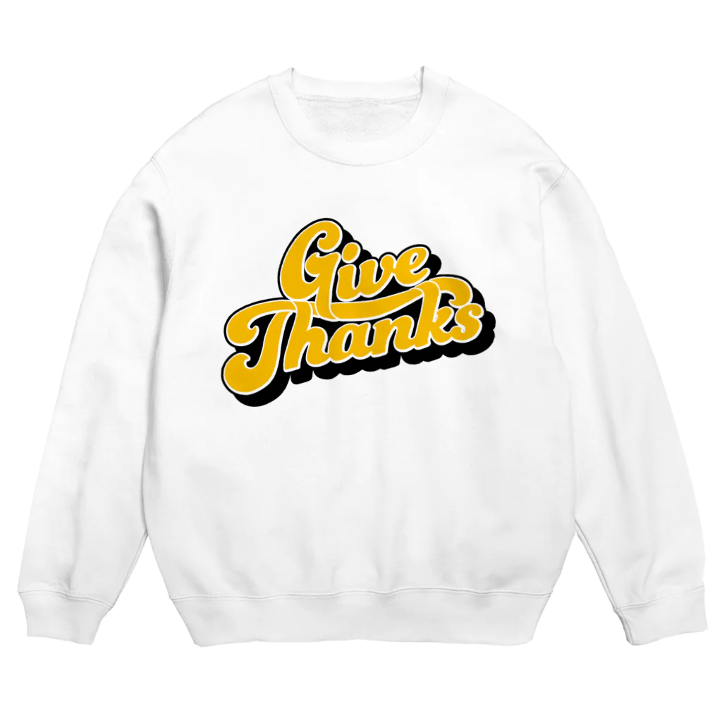 Art Studio TrinityのGIVE THANKS Crew Neck Sweatshirt