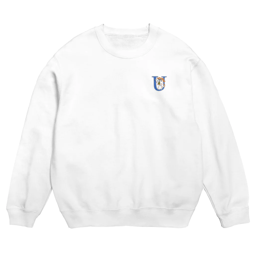 uchida_noodle-officialshopのラーメン犬　ワンポイントシリーズ Crew Neck Sweatshirt