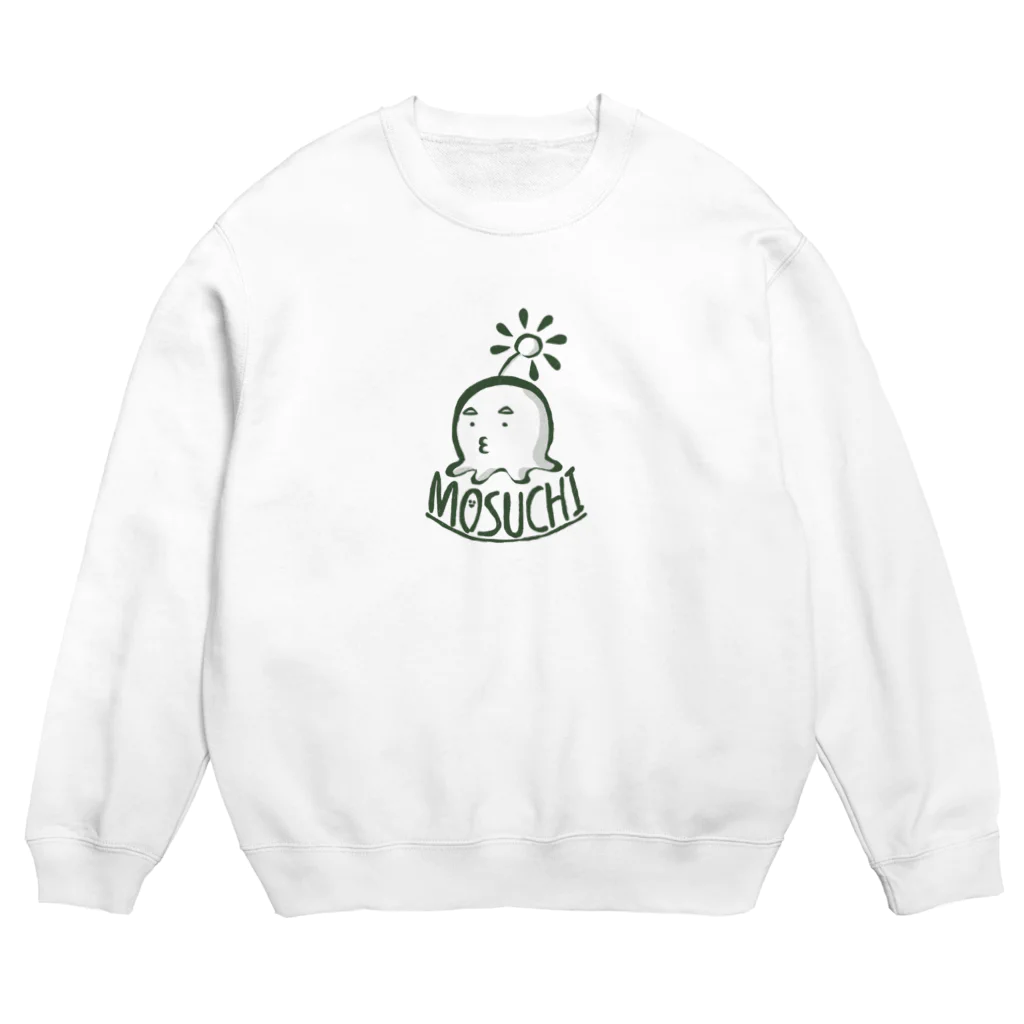 ねむり屋公式グッズのOSUCHI もすちスウェット（WHT） Crew Neck Sweatshirt