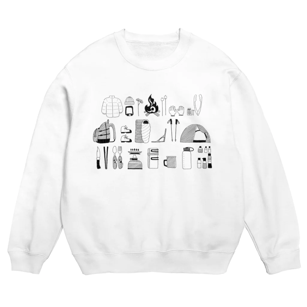 まつのき商店のキャンプの道具A Crew Neck Sweatshirt