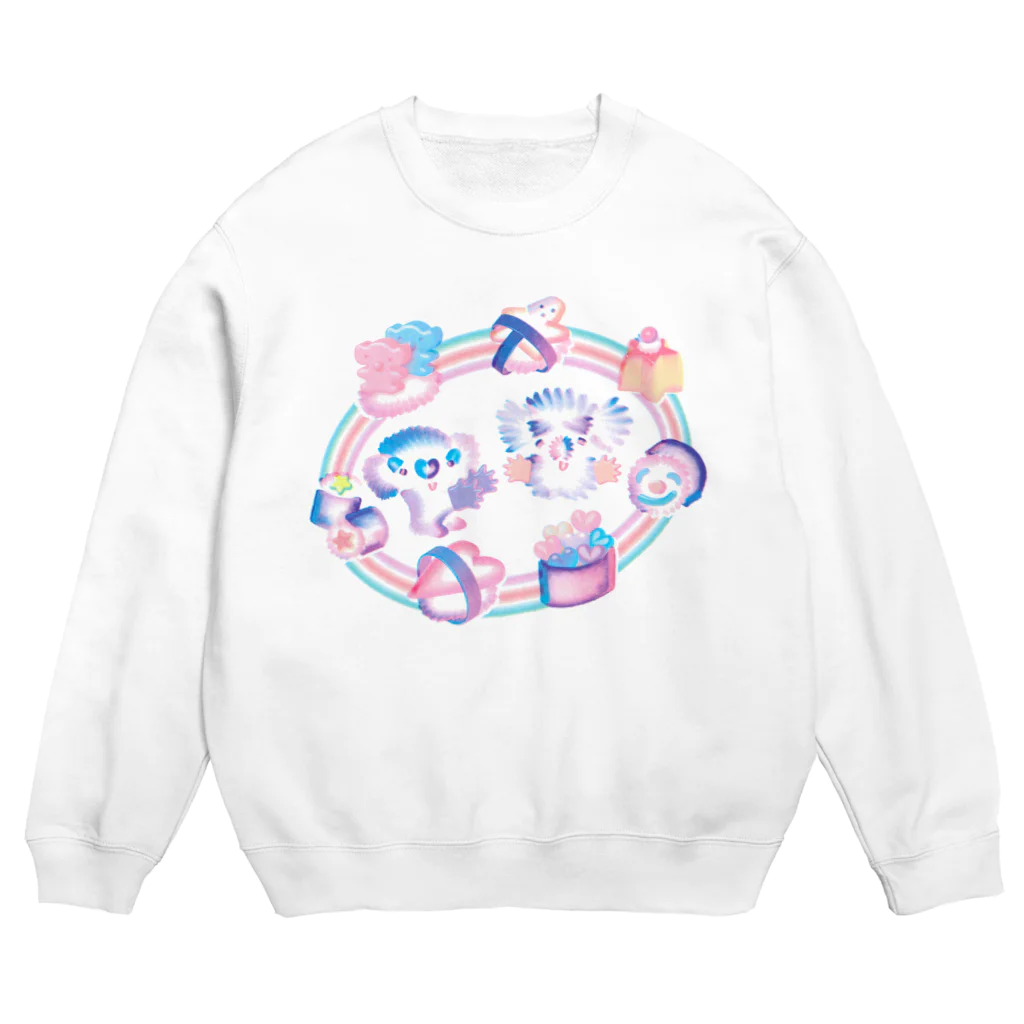 ヌトグランのこあら寿し＝虹＝ Crew Neck Sweatshirt