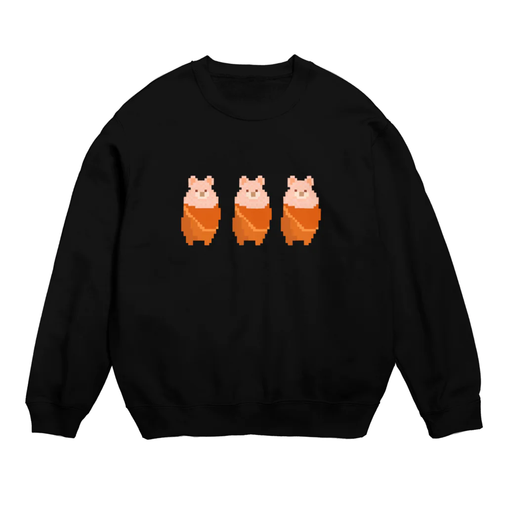 ましゅらてのはむハム Crew Neck Sweatshirt