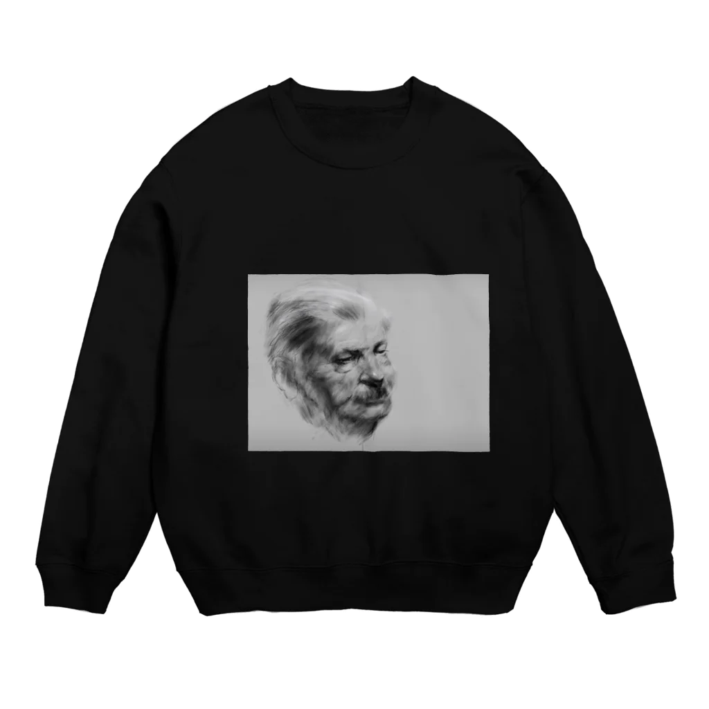 たかけんしょっぷの書きかけのオッサン Crew Neck Sweatshirt