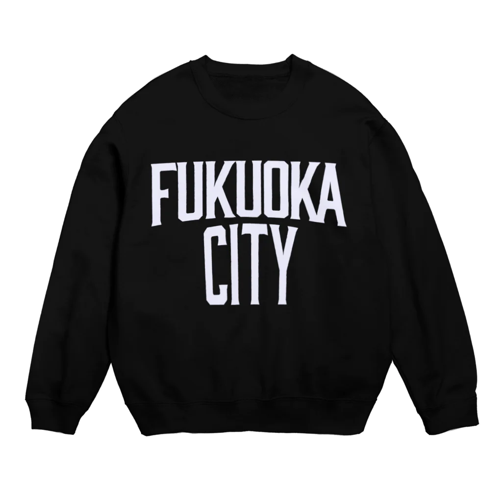 福岡Tシャツ通販サイトの福岡シティスウェット（レガシー白）  Crew Neck Sweatshirt