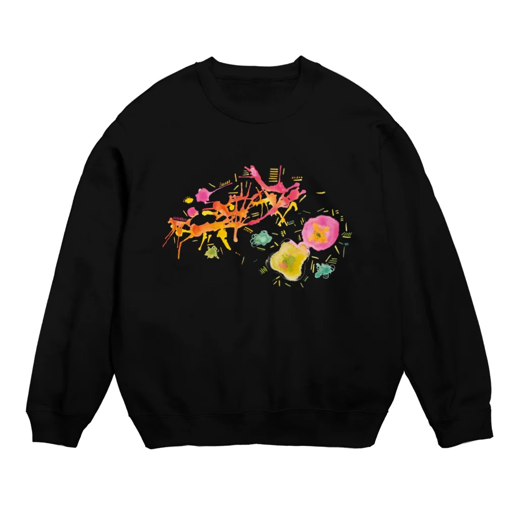 THEY ARE 「オソナえもん」のTHIS IS ジャンピングネコ Crew Neck Sweatshirt