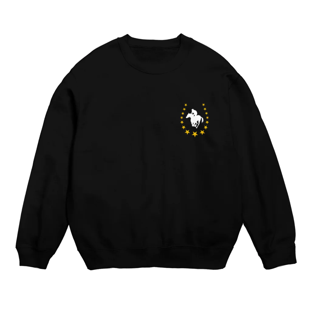 BBdesignの馬４ Crew Neck Sweatshirt