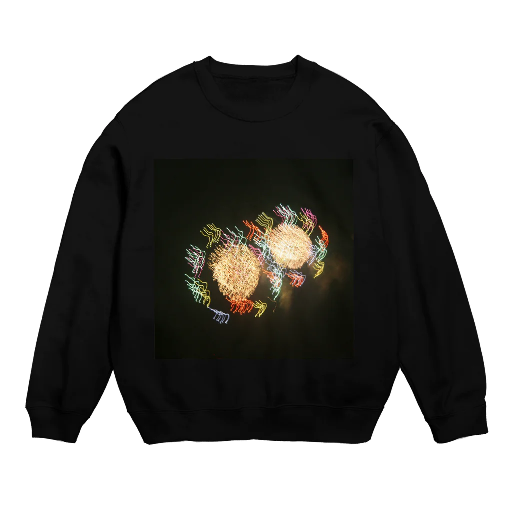 nokkccaの手ブレ花火大会 その3 Crew Neck Sweatshirt