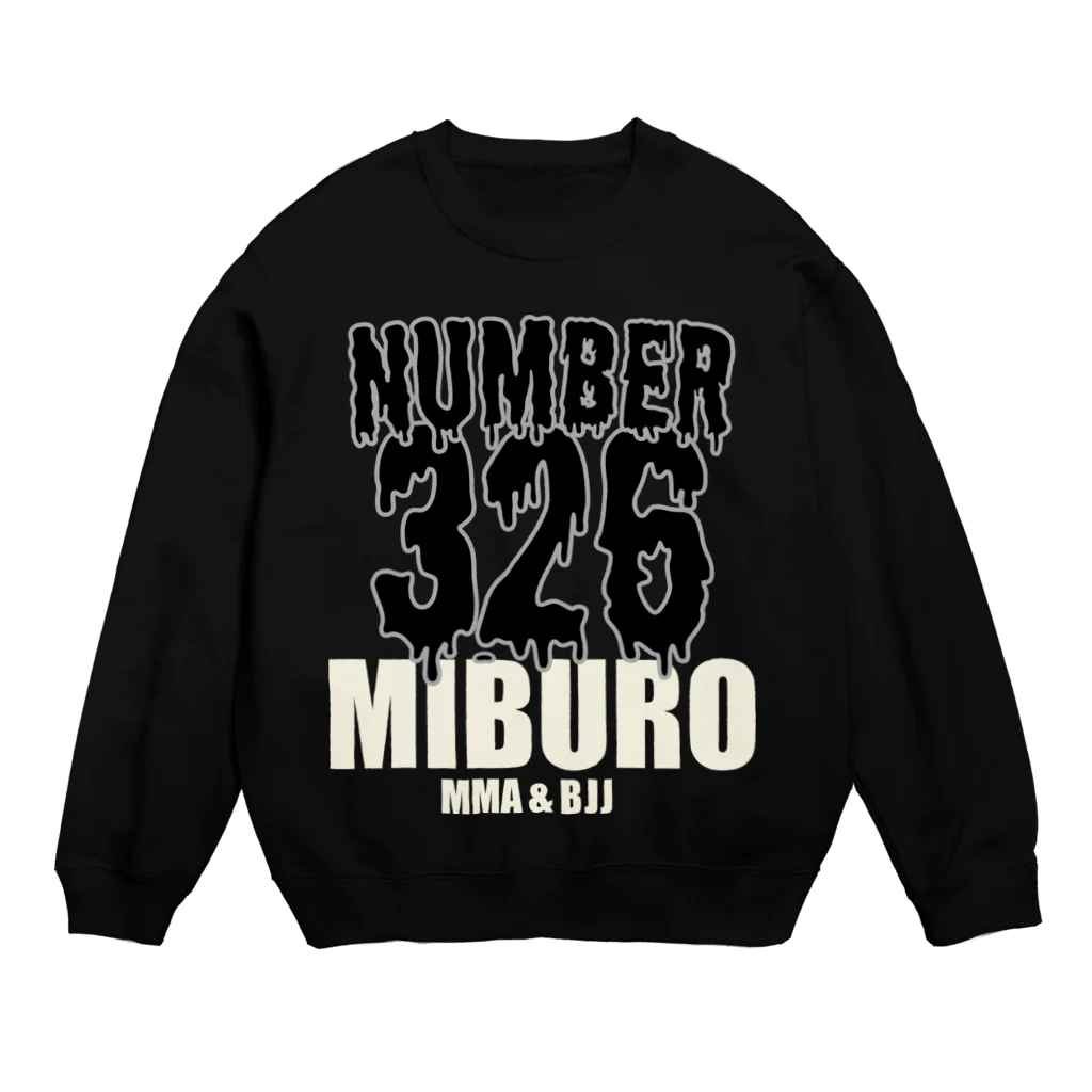 No.326のドロドロ№326−B Crew Neck Sweatshirt