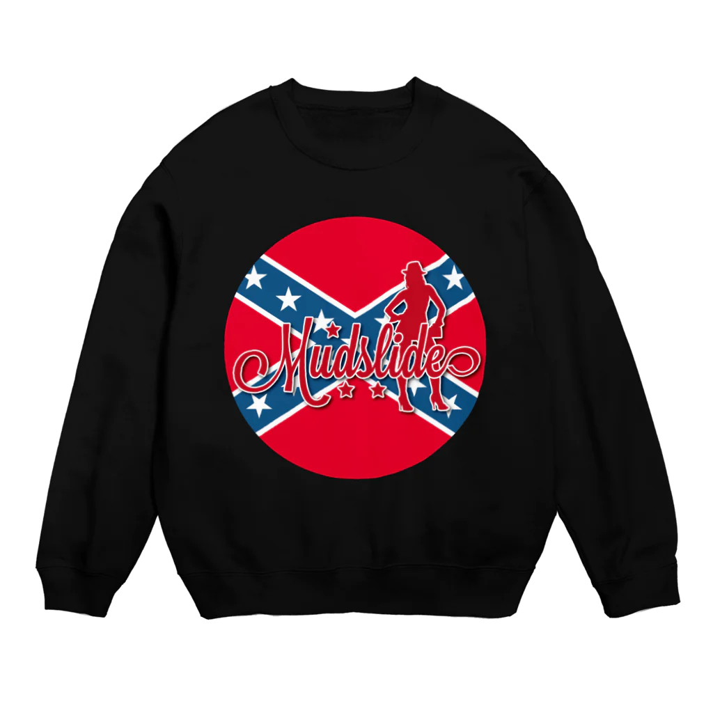 Mudslide official goods shopのMUDSLIDE dixie flag Crew Neck Sweatshirt