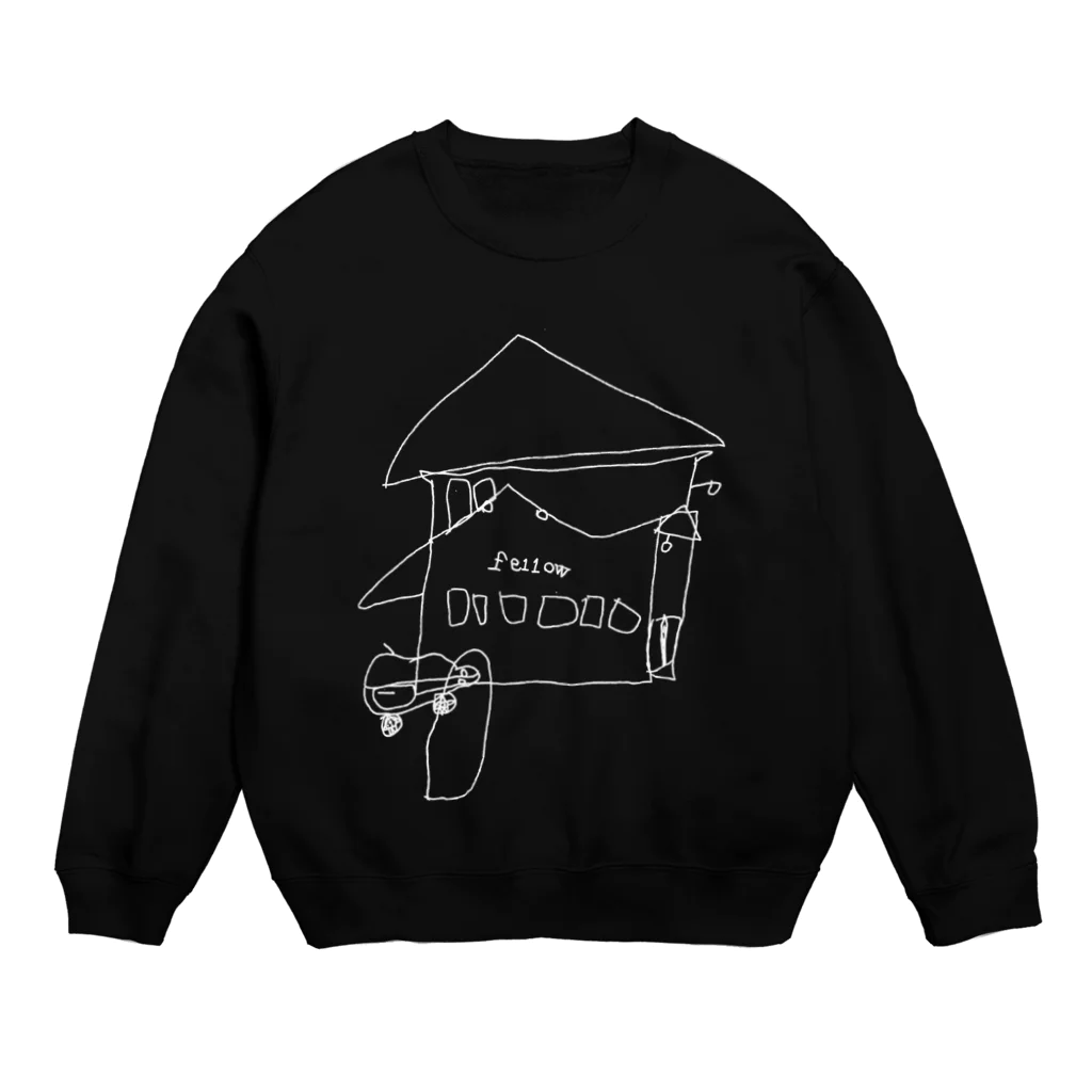 MRABSTRACTのfellow's goods No.2（White Line） Crew Neck Sweatshirt