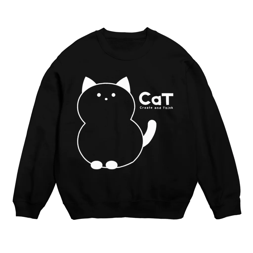 CaTのCaT - Create and Think Crew Neck Sweatshirt