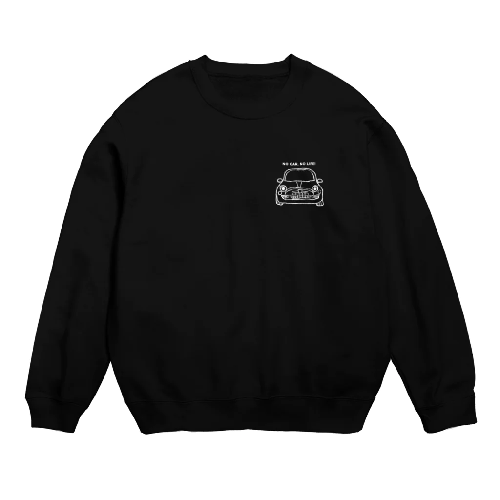 つつんこさんのNO CAR, NO LIFE! Crew Neck Sweatshirt