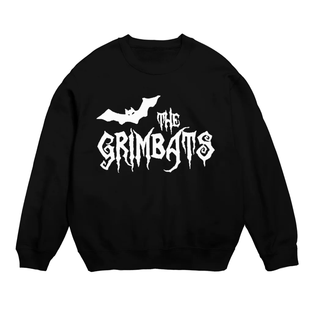 GRIMWORKSのTHE GRIMBATS logo-1 White Crew Neck Sweatshirt