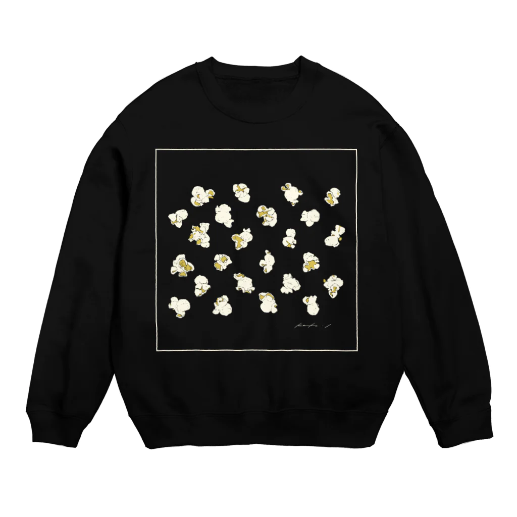 IKEYAのpopcorn pack_white Crew Neck Sweatshirt